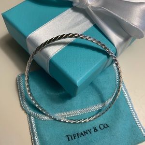 Tiffany sterling silver bangle.